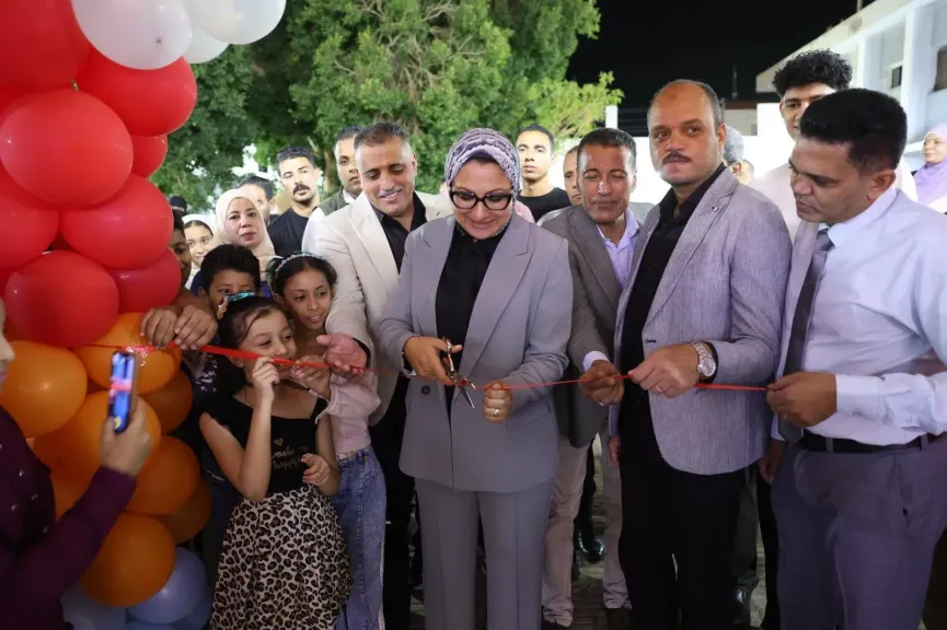 محافظ الوادي الجديد تفتتح معرض «فرحة أولادنا»
