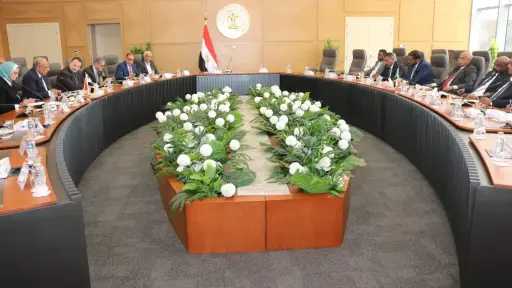 وزير الكهرباء يستقبل نظيره السوداني لبحث التعاون المشترك... وزير الكهرباء يستقبل نظيره السوداني لبحث التعاون المشترك لإعادة بناء وتأهيل الشبكات