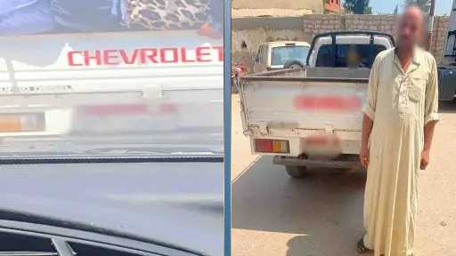طمس اللوحات للهروب من المخالفات.. تفاصيل ضبط قائد... طمس اللوحات للهروب من المخالفات.. تفاصيل ضبط قائد «ربع نقل» بالشرقية