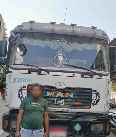 ضبط سائق نقل 