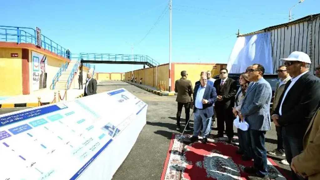 رئيس الوزراء يتفقد مشروع توسعات محطة مياه الشرب الشمالية في مطوبس