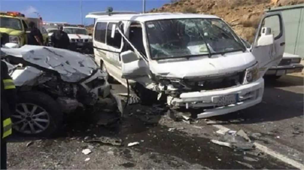 إصابة 9 أشخاص في تصادم سيارة وميكروباص بالطريق الإقليمي في المنوفية