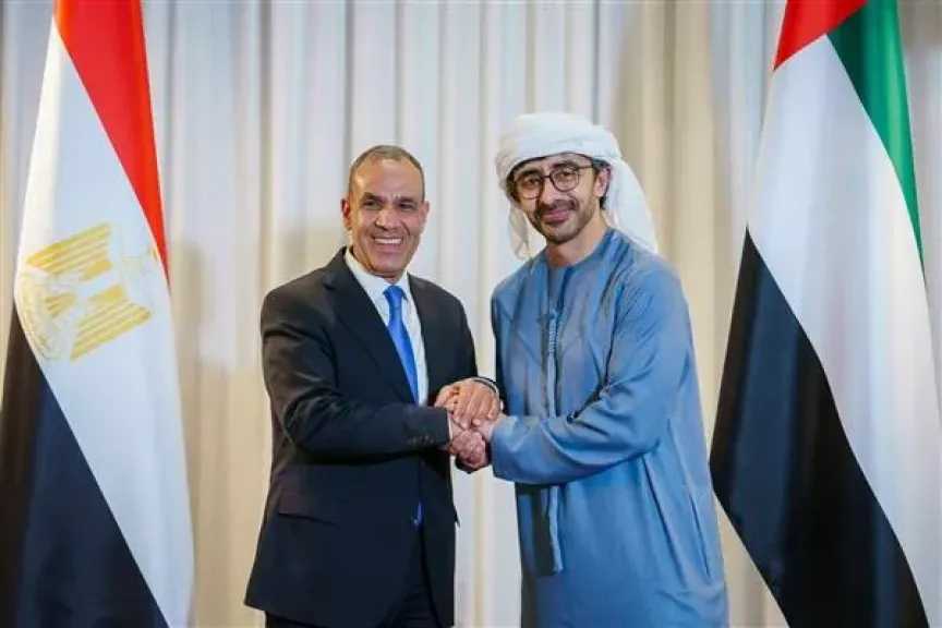 وزير الخارجية ونظيره الإماراتي يبحثان مستجدات الأوضاع الاقليمية