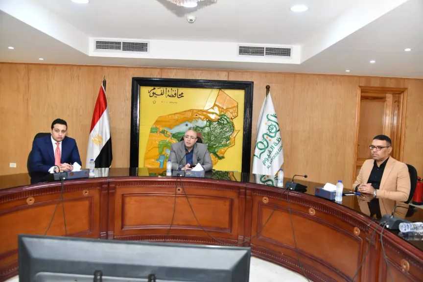 محافظ الفيوم يتابع آخر المستجدات بمشروع تحديث المخطط الاستراتيجي العام للمدينة