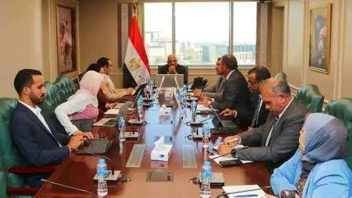 وزير الكهرباء يتابع مع شركة نكسوس انالاتيكا مجريات... وزير الكهرباء يتابع مع شركة نكسوس انالاتيكا مجريات العمل بضوابط تحرير سوق الكهرباء