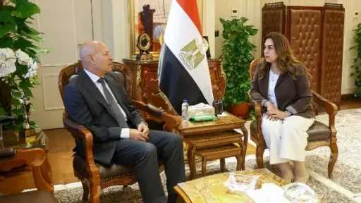 وزيرة التنمية المحلية تتابع مع محافظ القاهرة الموقف... وزيرة التنمية المحلية تتابع مع محافظ القاهرة الموقف التنفيذي لمجزر 15 مايو