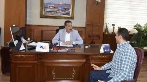 محافظ بورسعيد يستقبل النائب حسن عمار لبحث عدد من الملفات والقضايا الخدمية