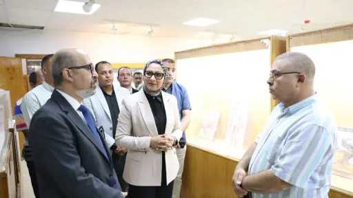 محافظ الوادي الجديد تتفقد مركز التنمية الإقليمية بأكاديمية البحث العلمي