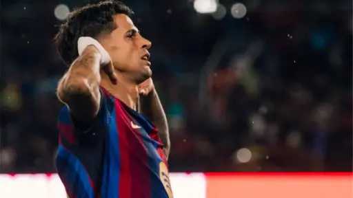 كانسيلو بعد هدفه أمام راسينج: «الأفضل في مسيرتي.. وحلمنا التتويج بكل الألقاب مع برشلونة»