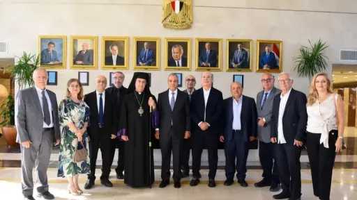 وزير الخارجية يستقبل رموز من المصريين من أصول أرمينية
