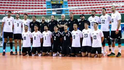 مصر تواجه أفريقيا الوسطى غدًا في دور الـ16 بأمم أفريقيا للطائرة بتونس