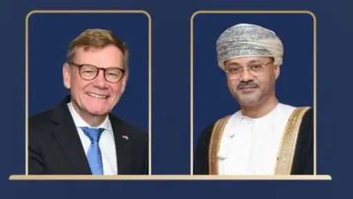 وزيرا خارجيّة عُمان وألمانيا يبحثان القضايا الإقليميّة وزيرا خارجيّة عُمان وألمانيا يبحثان القضايا الإقليميّة