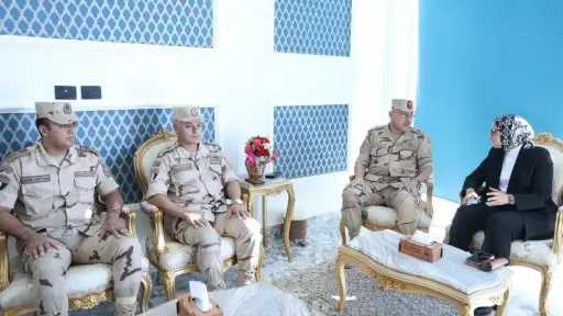 محافظ الوادي الجديد تستقبل مدير جمعية المحاربين القدماء... محافظ الوادي الجديد تستقبل مدير جمعية المحاربين القدماء وضحايا الحرب
