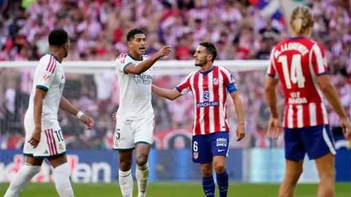 أتلتيكو مدريد يحسم ديربي العاصمة أمام ريال مدريد... أتلتيكو مدريد يحسم ديربي العاصمة أمام ريال مدريد بثنائية في الدوري الإسباني