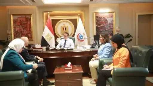 وزير الصحة يبحث مع سفير مصر لدى لبنان... وزير الصحة يبحث مع سفير مصر لدى لبنان تطوير منظومة الرعاية الطبية الشاملة