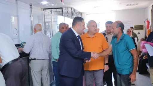 خلال جولة ميدانية برأس البر.. محافظ دمياط يتابع... خلال جولة ميدانية برأس البر.. محافظ دمياط يتابع سير العمل بالمركز التكنولوجي لخدمة المواطنين