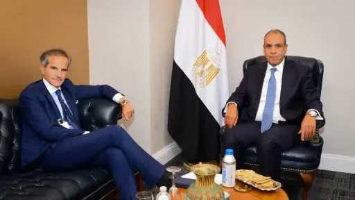 وزير الخارجية يلتقي المدير العام للوكالة الدولية للطاقة... وزير الخارجية يلتقي المدير العام للوكالة الدولية للطاقة الذرية المرشح لمنصب سكرتير عام الأمم المتحدة