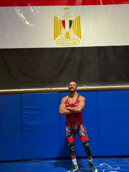 المصارع الأولمبي كرم جابر