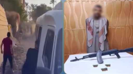 ضبط سائق أطلق النار على 3 أشخاص بسبب خلاف على قطعة أرض زراعية بالجيزة