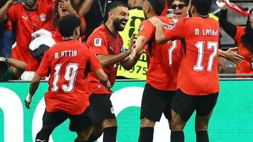 منتخب مصر بالأحمر وأنجولا بالأسود في مباراة الجولة... منتخب مصر بالأحمر وأنجولا بالأسود في مباراة الجولة الأولى بتصفيات أمم أفريقيا