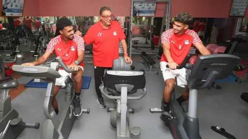 تدريب استشفائي لمنتخب مصر للشباب بعد الفوز على... تدريب استشفائي لمنتخب مصر للشباب بعد الفوز على ليبيا