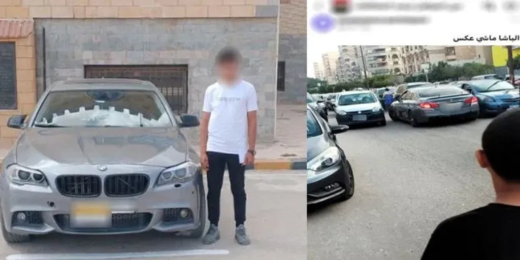 ضبط قائد سيارة