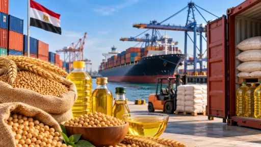 روسيا تتصدر قائمة الواردات| مصر تستقبل 2174 رسالة غذائية بإجمالي 137 ألف طن خلال أسبوع