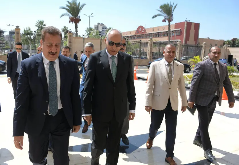 محافظ بورسعيد ورئيس مجلس الدولة