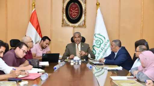 سكرتير عام محافظة الفيوم يعقد اجتماعا تنسيقيا لمراجعة أعمال تنفيذ كوبري دمو أعلى مسار القطار السريع