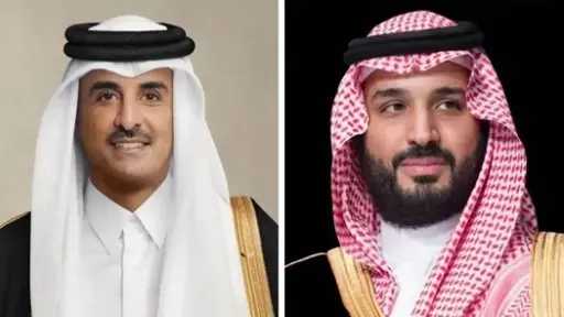ولي العهد السعودي وأمير قطر يبحثان هاتفيا مستجدات الأوضاع في المنطقة