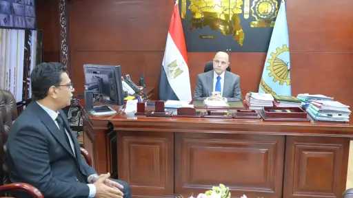 محافظ الغربية يستقبل وكيل وزارة الشباب والرياضة الجديد... محافظ الغربية يستقبل وكيل وزارة الشباب والرياضة الجديد ويوجه بمواصلة تطوير مراكز الشباب