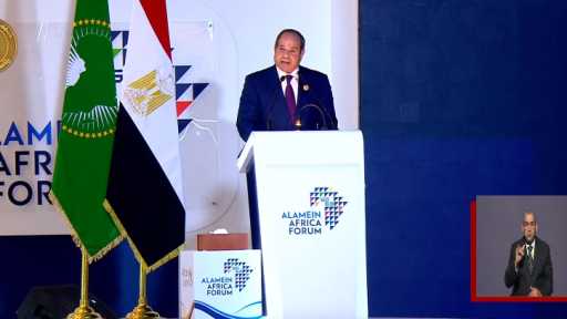 الرئيس السيسي:  الأمن يبدأ من دعم الدولة الوطنية ومؤسساتها