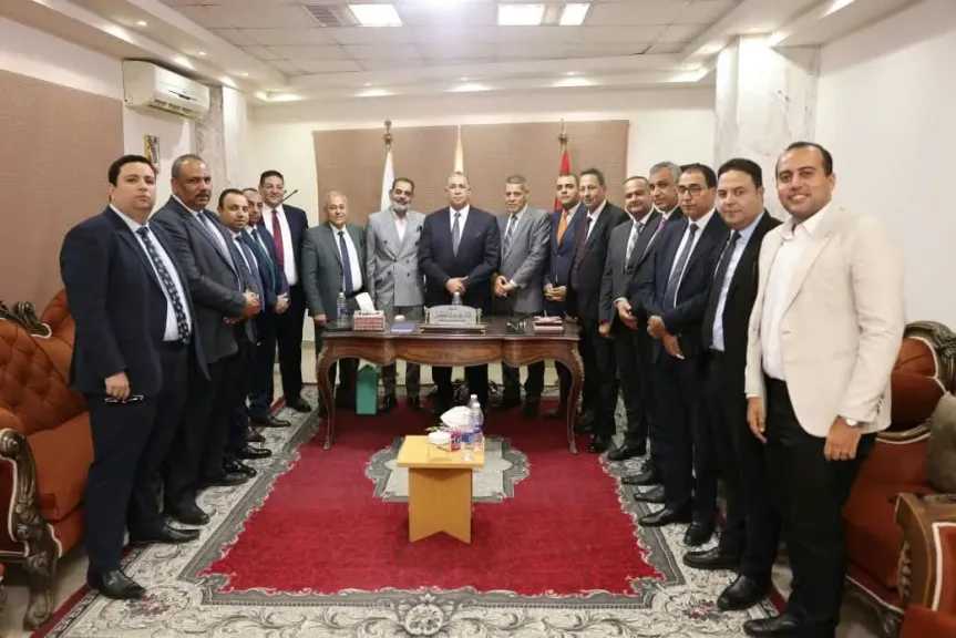 نقيب المحامين يجتمع مع مجلس نقابة محامي بني سويف لمناقشة عدد من الملفات