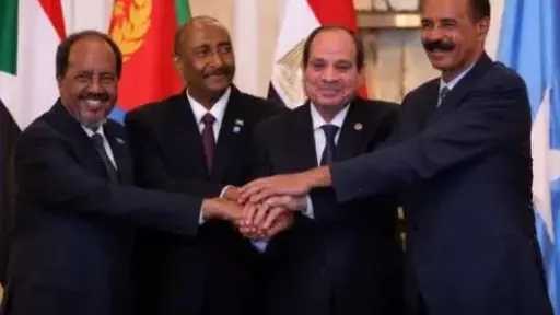 نص إعلان العلمين المشترك الصادر عن القمة الرباعية... نص إعلان العلمين المشترك الصادر عن القمة الرباعية التشاورية بين مصر والسودان وإريتريا والصومال