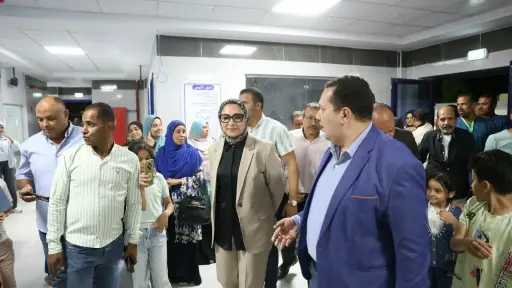 محافظ الوادي الجديد تفتتح وحدة طب الأسرة بقرية القصر