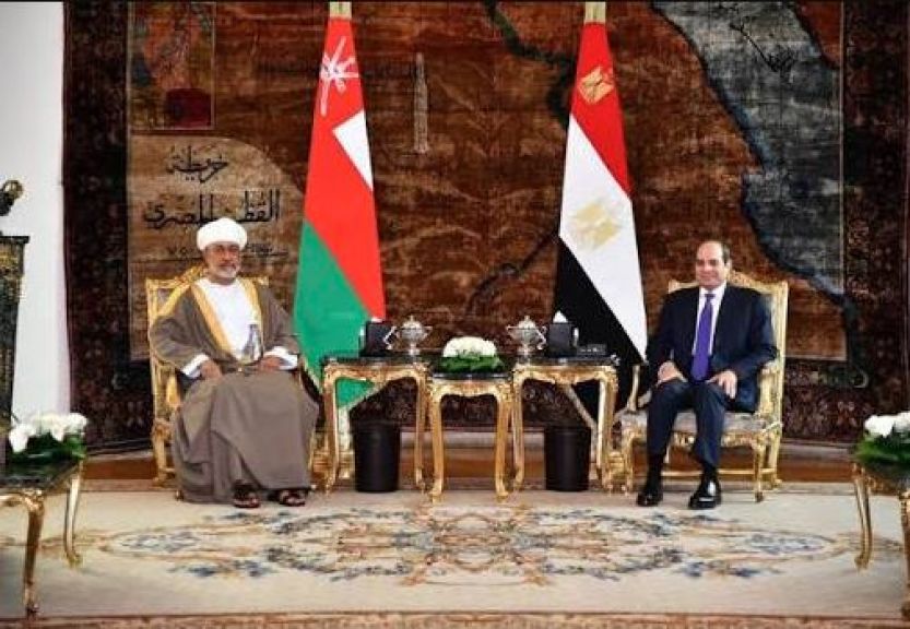 السيسي وسلطان عمان
