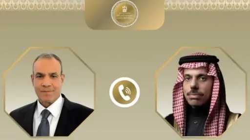 وزير الخارجية يبحث مع نظيره السعودي سبل تطوير... وزير الخارجية يبحث مع نظيره السعودي سبل تطوير العلاقات الثنائية ومستجدات الأوضاع الإقليمية