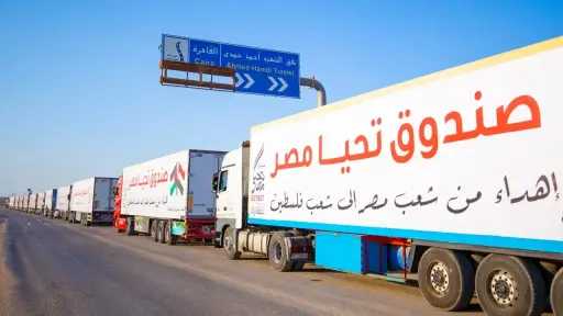 المساعدات المصرية والإغاثية لم تتوقف إلى قطاع غزة... المساعدات المصرية والإغاثية لم تتوقف إلى قطاع غزة على مدار 3 أعوام