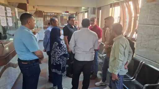 محافظ الجيزة يتفقد المركز التكنولوجي بمنشأة القناطر لمتابعة انتظام العمل