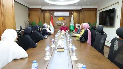 محافظ الجيزة يستقبل المستفيدات من رحلات العمرة المجانية... محافظ الجيزة يستقبل المستفيدات من رحلات العمرة المجانية المقدمة من صندوق «تحيا مصر»
