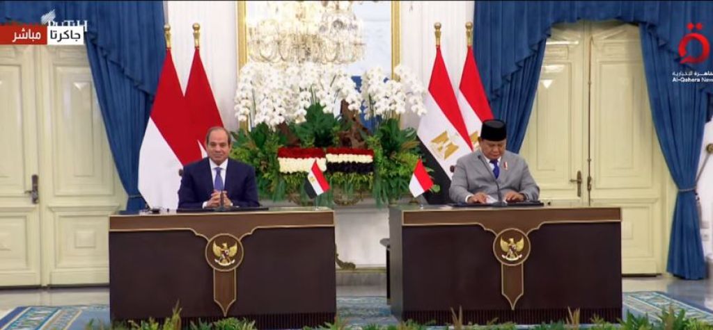 الرئيس السيسي ونظيره الإندونيسي