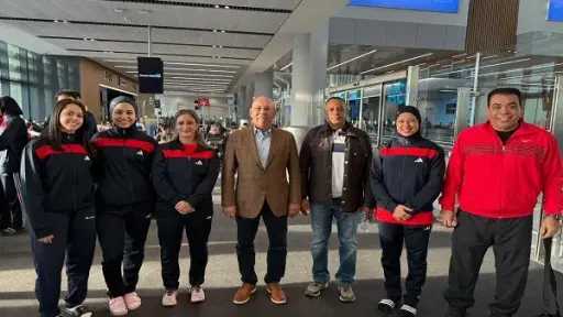 بعثة منتخب الكاراتيه تصل إلى بولندا استعدادًا لبطولة... بعثة منتخب الكاراتيه تصل إلى بولندا استعدادًا لبطولة العالم للناشئين والشباب