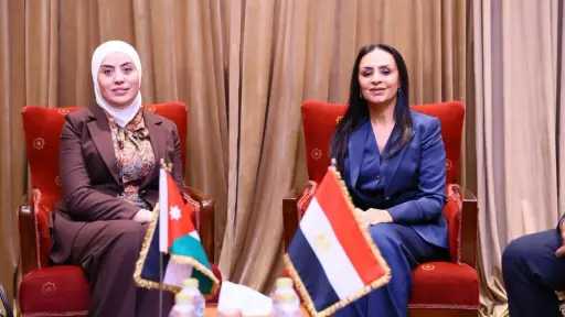 وزيرة التضامن الاجتماعي تلتقي وزيرة التنمية الاجتماعية الأردنية