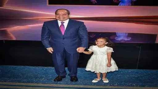الطفلة تاليا من منتدى مصر: «كنت عاوز أقول... الطفلة تاليا من منتدى مصر: «كنت عاوز أقول للرئيس السيسي شكرا عشان حافظ على مصر»