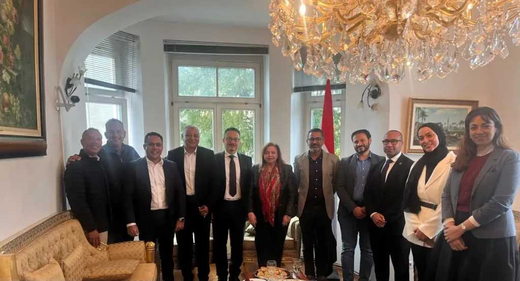 سفيرة مصر لدى جمهورية سلوفينيا تلتقي برموز الجالية المصرية