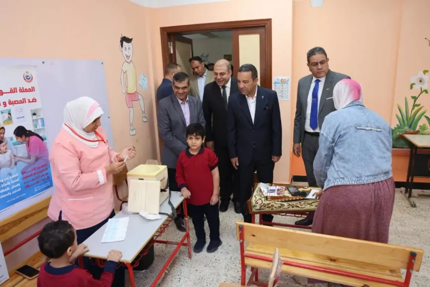 جانب من جولة محافظ المنوفية