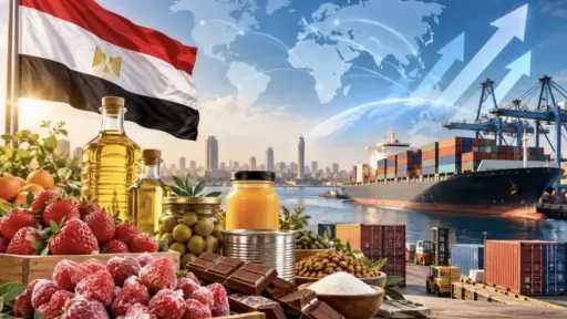 بنمو 12.6%.. صادرات مصر من الصناعات الغذائية الغذائية... بنمو 12.6%.. صادرات مصر من الصناعات الغذائية الغذائية تسجل 5.8 مليار دولار خلال 9 أشهر