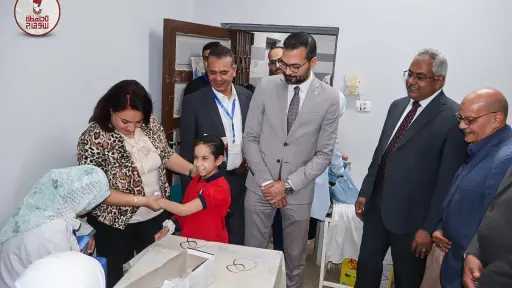 نائب محافظ سوهاج يتابع بدء فعاليات الحملة القومية... نائب محافظ سوهاج يتابع بدء فعاليات الحملة القومية للتطعيم ضد الحصبة والحصبة الألمانية