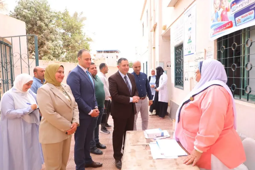 جانب من جولة محافظ دمياط