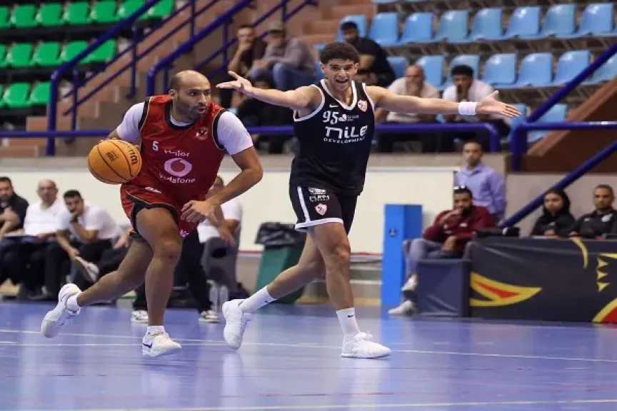 الأهلي يفوز على الزمالك في أولى مباريات ربع نهائي دوري المرتبط لكرة السلة
